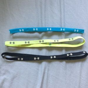 Under Armour three pack of headbands